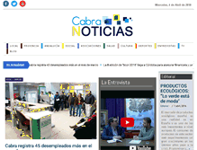 Tablet Screenshot of cabranoticias.com